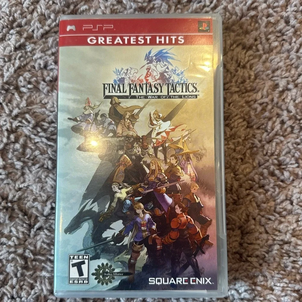Final Fantasy Tactics War of the Lions PSP Greatest Hits Case Manual Only